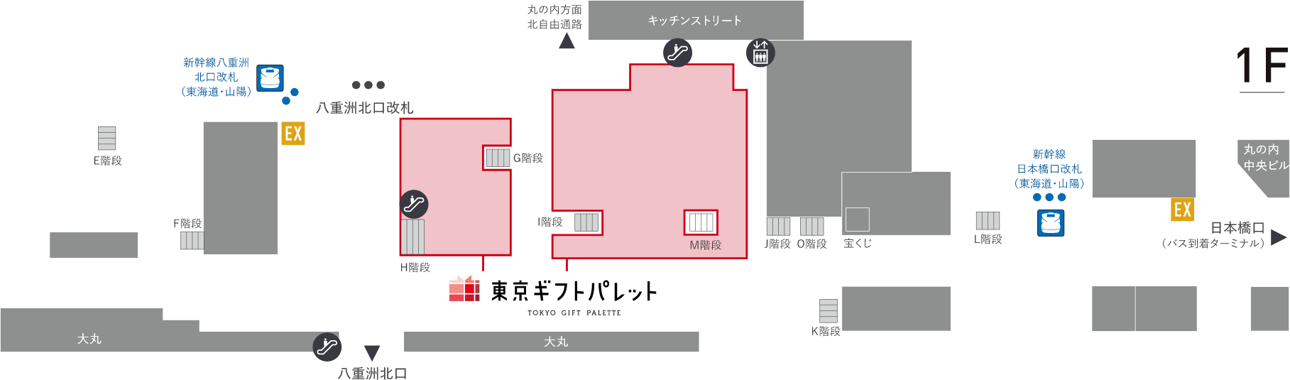 東京ギフトパレットフロアマップ