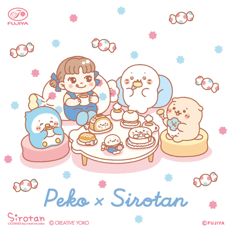 ペコちゃん×しろたん　みんなでふわふわスイーツパーティー