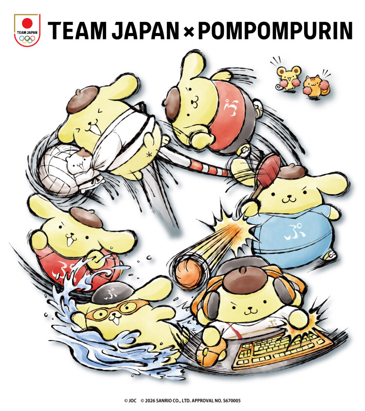 TBSストア出張所「TEAM JAPAN × ポムポムプリン コラボグッズ POP-UP STORE」